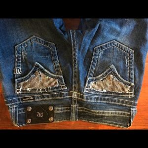 Miss Me Size 27 Jeans - Rhinestone Details